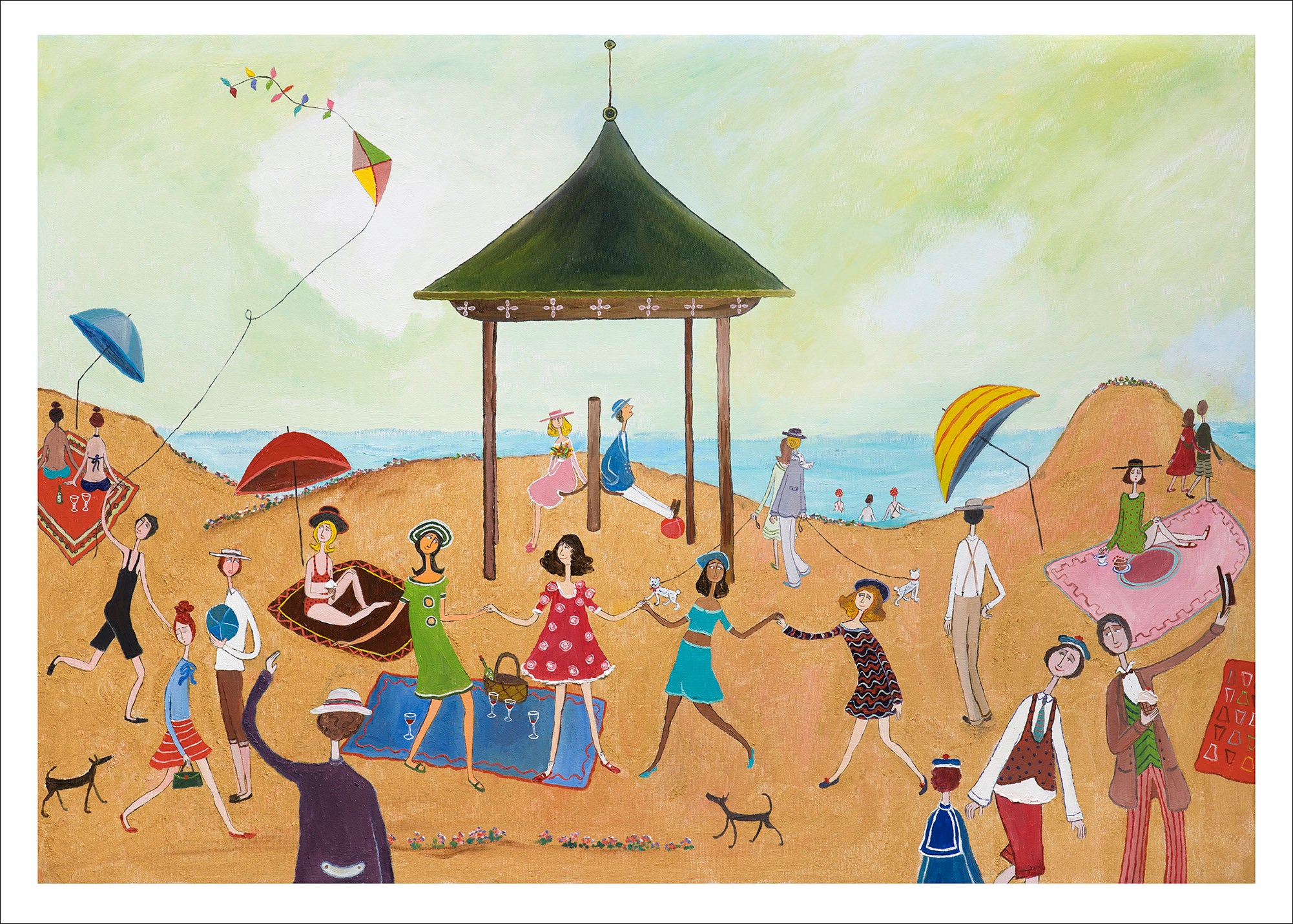 Soliga leenden - Fine Art Print