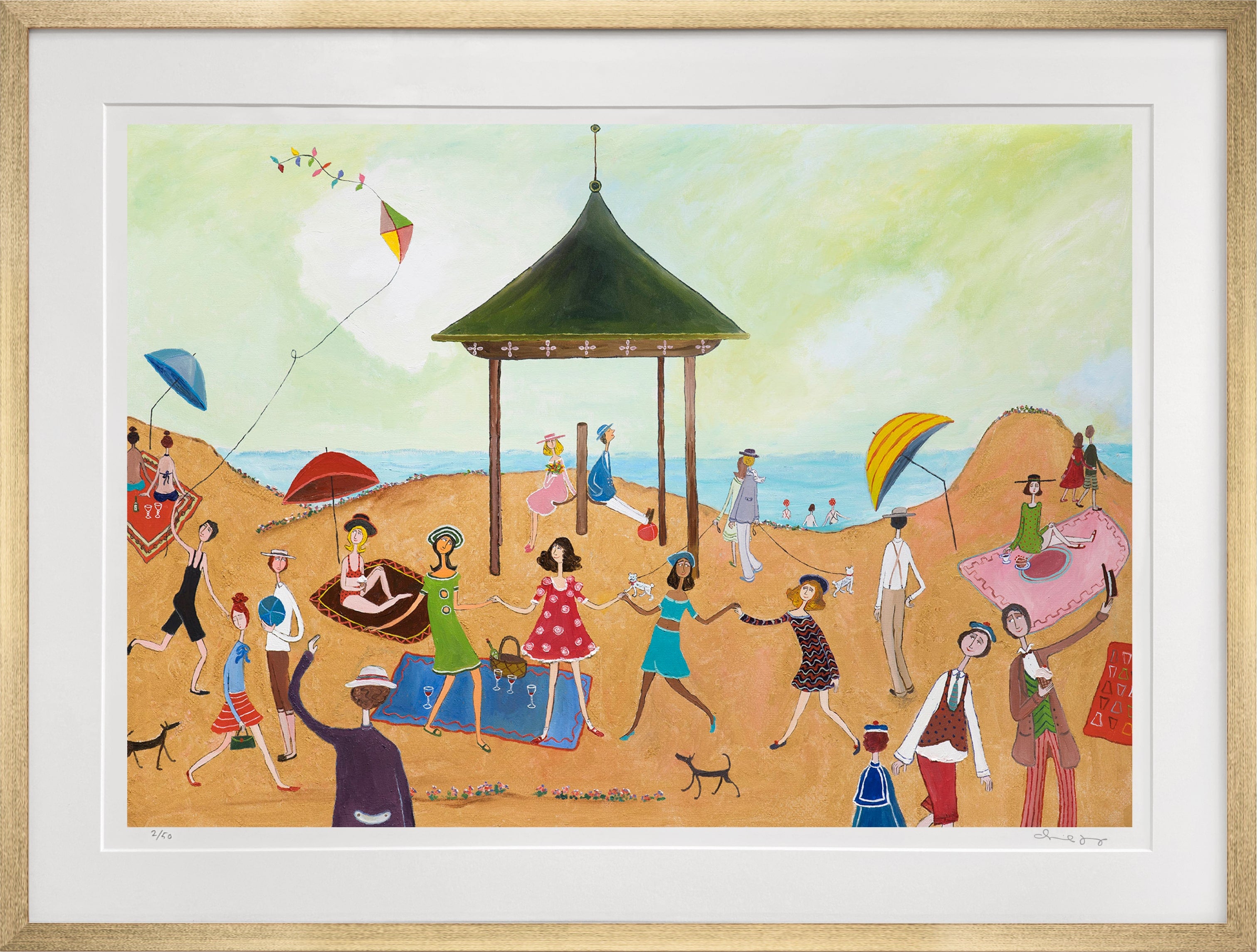 Soliga leenden - Fine Art Print