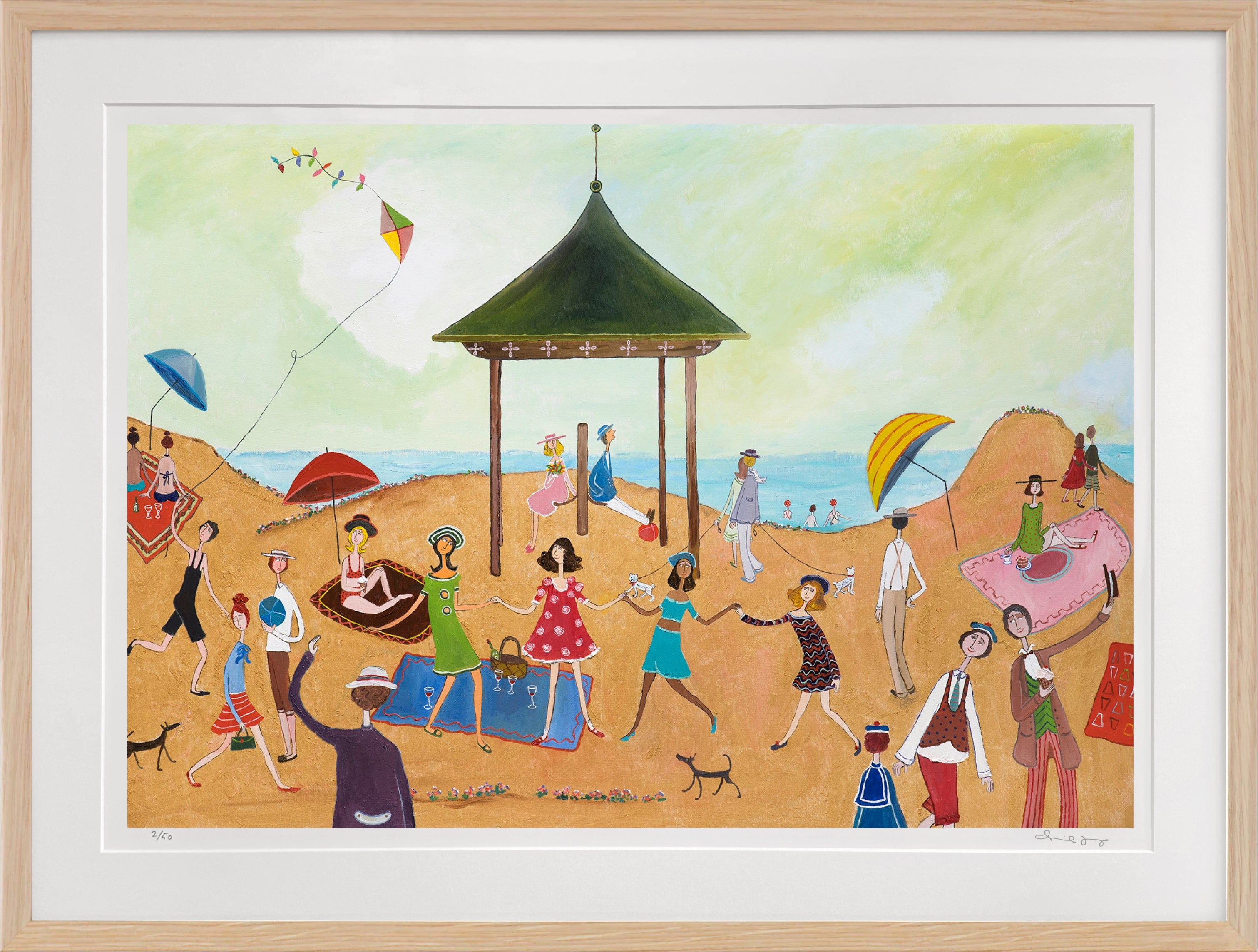 Soliga leenden - Fine Art Print