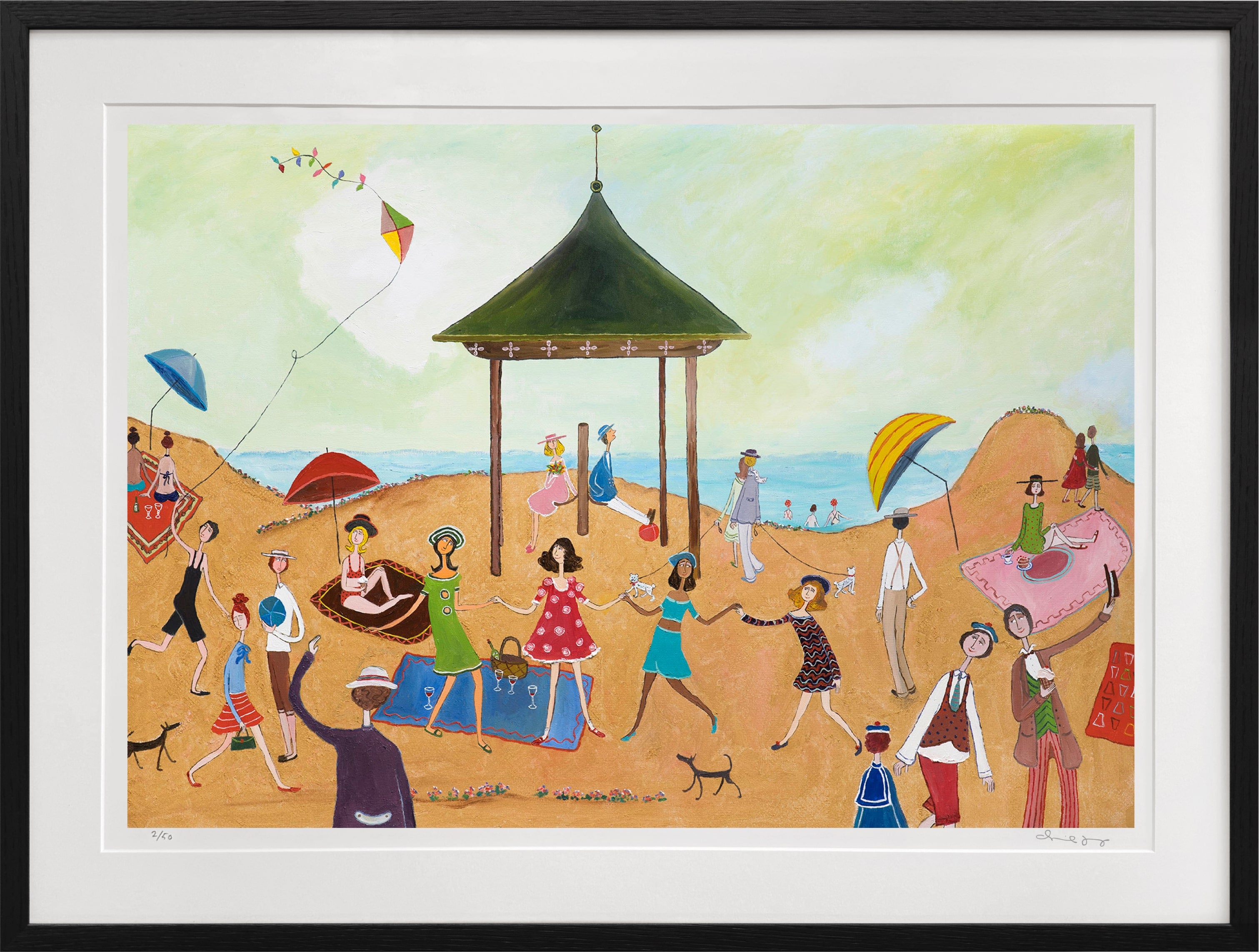 Soliga leenden - Fine Art Print