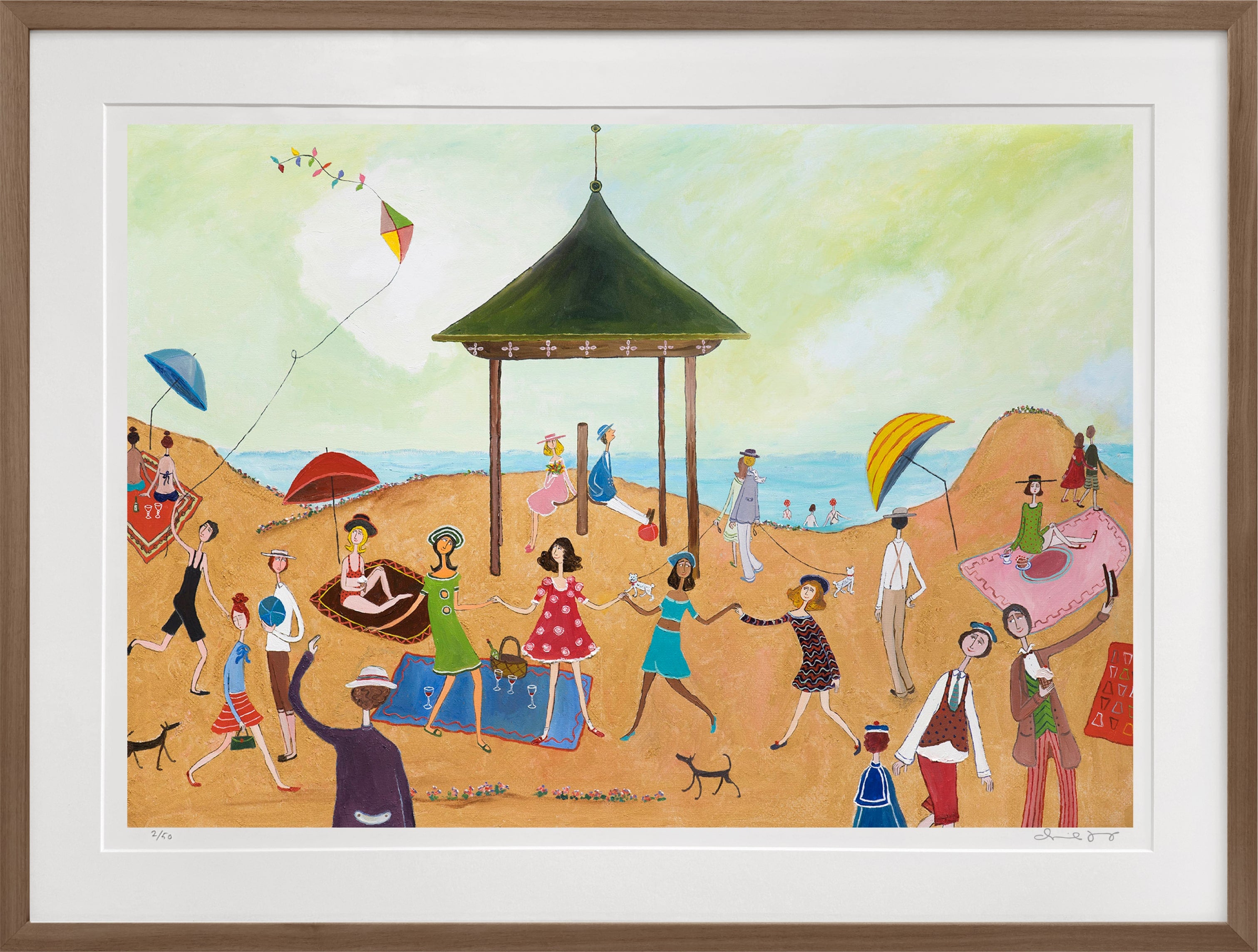 Soliga leenden - Fine Art Print